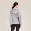 Bluza damska BYRON FULL ZIP - Ariat - heather grey
